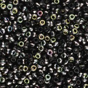 Rocaille Miyuki 11/0 55038 - Vitrail nero x8g|raw }}