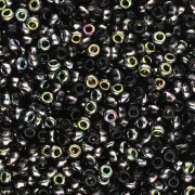 Rocaille Miyuki 11/0 55038 - Vitrail nero x8g