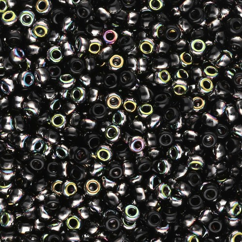 Rocaille Miyuki 11/0 55038 - Vitrail nero x8g