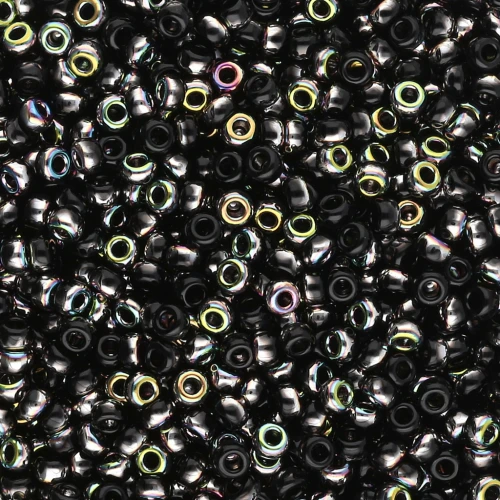 Rocaille Miyuki 11/0 55038 - Vitrail nero x8g