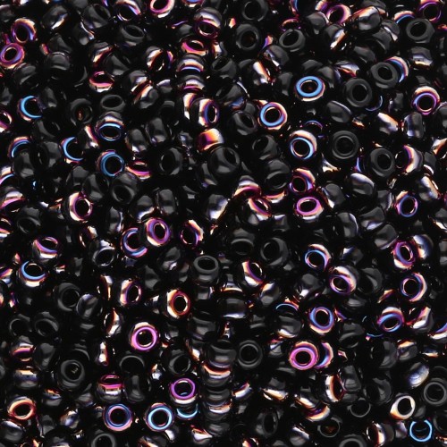 Rocaille Miyuki 11/0 55040 - Nero Sliperit x8g