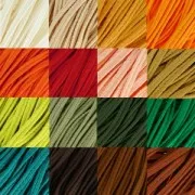 Soutache di viscosa rigida di produzione francese 3,5 mm Ecru x4,8 m