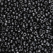 Rocaille Miyuki 11/0 55096 - Ematite nera sottovuoto completa x8g