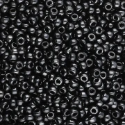 Rocaille Miyuki 11/0 55096 - Ematite nera sottovuoto completa x8g