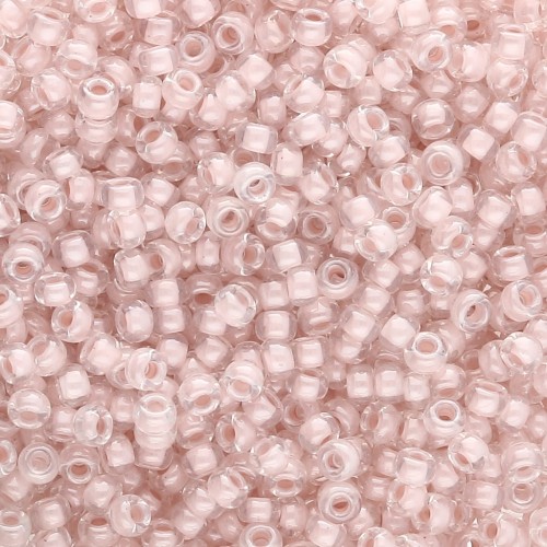 Perline Miyuki 11/0 215 - Blush Lined Crystal x8g