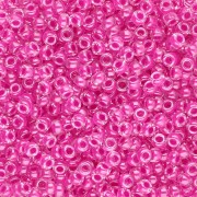 Rocaille Miyuki 11/0 209 - Cristallo foderato di fucsia x8g|raw }}