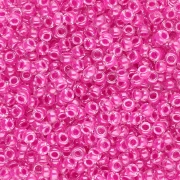 Rocaille Miyuki 11/0 209 - Cristallo foderato di fucsia x8g