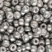 Rocaille Miyuki 6/0 1865 - Grigio fumo opaco lucido x8g