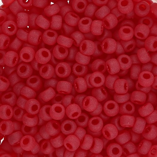 Rockery Miyuki 8/0 141F - Rubino trasparente Mat x8g