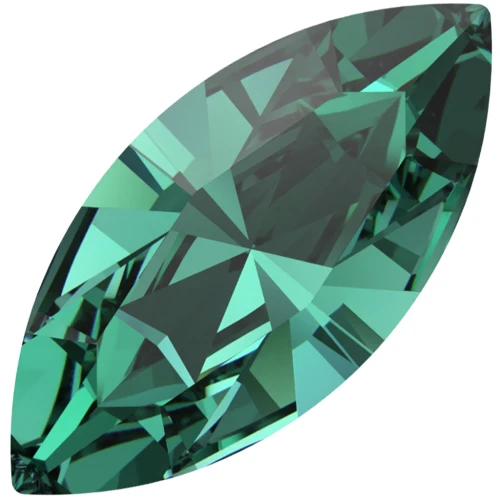 PureCrystal 4228 Navetta 15x7 mm - Verde Caraibi Reinventato x1