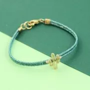 Cordoncino fabrication française mm.3,5 Blue Jean xm.5