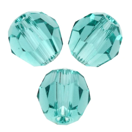 PureCrystal 5000 perline rotonde da 4 mm - Verde Caraibi Reinventato x20