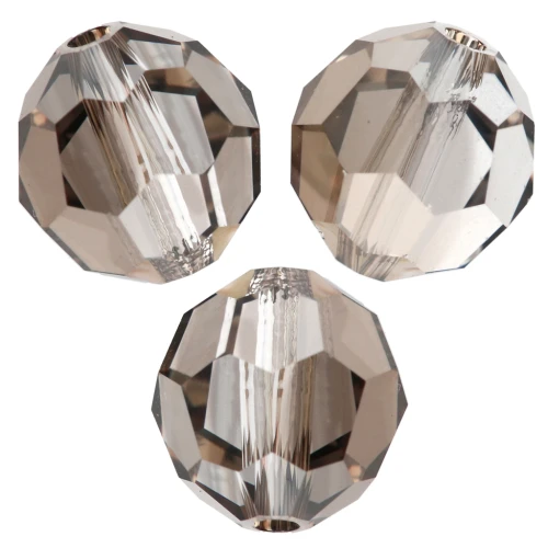 PureCrystal 5000 perline rotonde da 6 mm - Cristallo bronzo x6