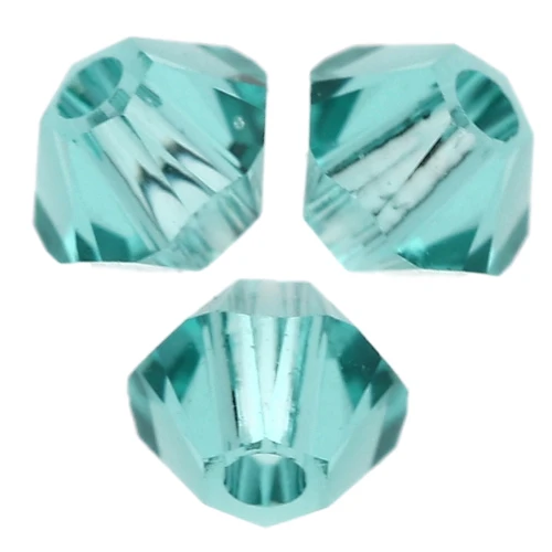 PureCrystal 5328 Trottole di cristallo da 3 mm - Verde Caraibi Reinventato x50
