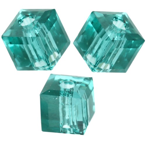 PureCrystal 5601 Cubetti da 4 mm - Verde Caraibi Reinventato x8