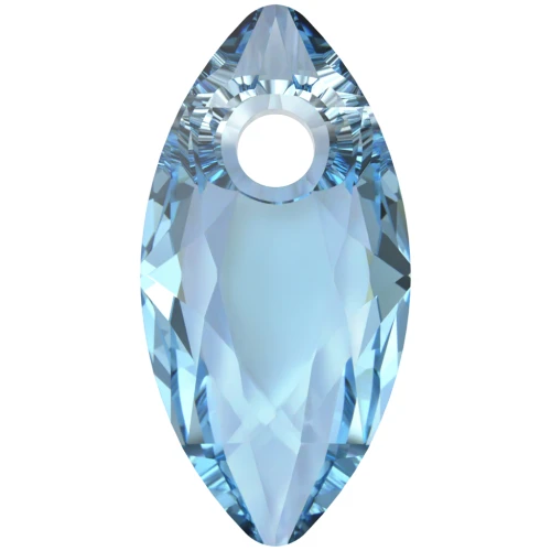Ciondolo PureCrystal taglio marquise 6437 9x4,5 mm - Acquamarina x1