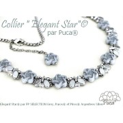 Perle di vetro Elegant Star 12 mm - Lemon x10