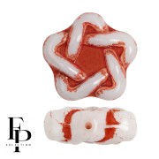 Perle di vetro Elegant Star 12 mm - Terracotta chiaro x10