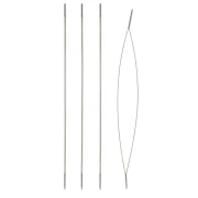 Aghi a cruna grande - Aghi per perline 37 mm - Beadsmith x4