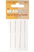 Aghi a cruna grande - Aghi per perline 57 mm - Beadsmith x4