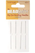 Aghi a cruna grande - Aghi per perline 57 mm - Beadsmith x4