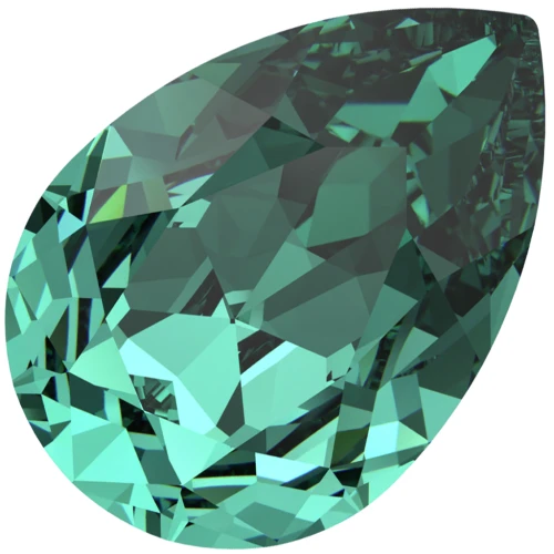 Cabochon PureCrystal 4320 10x7 mm - Verde Caraibi reinventato x1