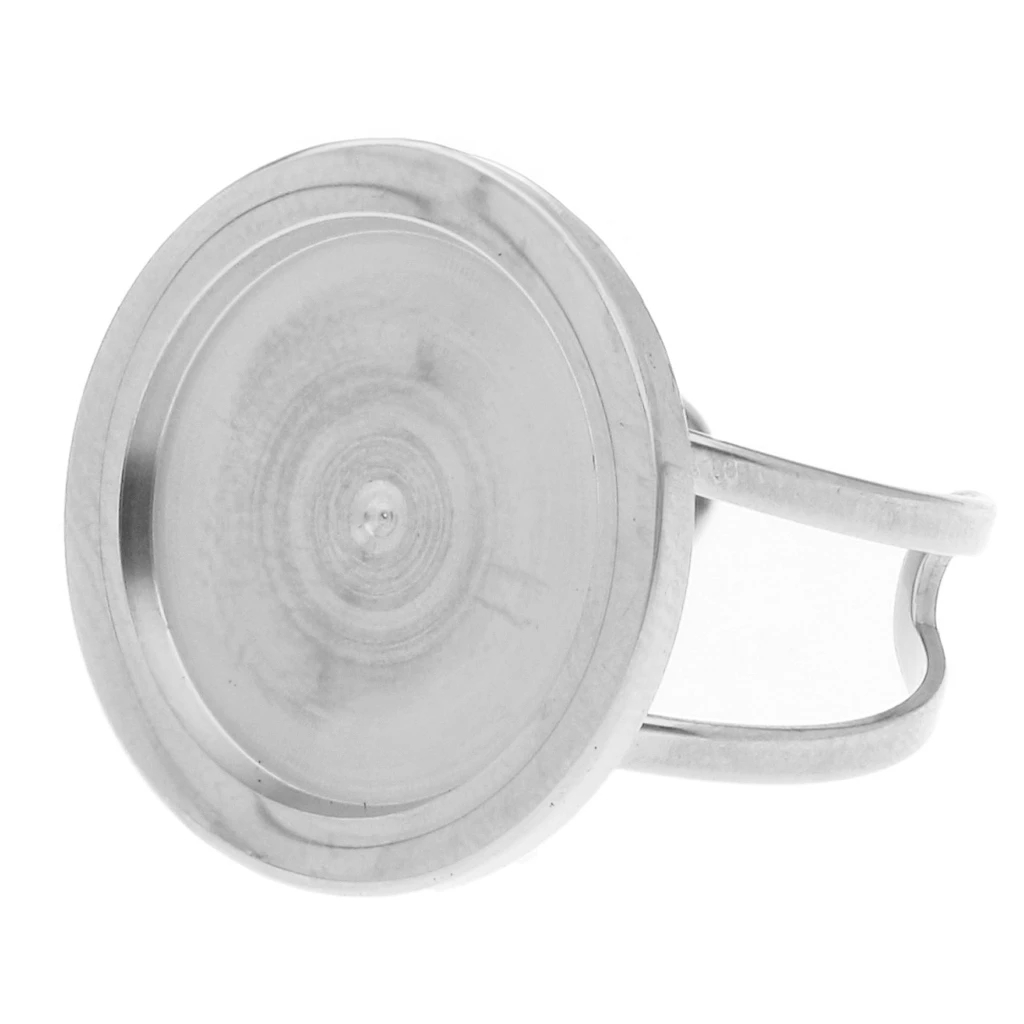 Anello in acciaio INOX, diviso, diametro interno 15 mm/foro filettato radiale