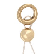 Anelli di protezione lisci da 5 mm per filo da 0,7 mm - acciaio inox 316L x4