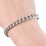 Catena a maglie strutturate 8 mm - Acciaio inox 304 x50cm