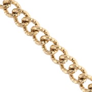 Catena Curb 8 mm - Acciaio inox 304 Oro x50cm