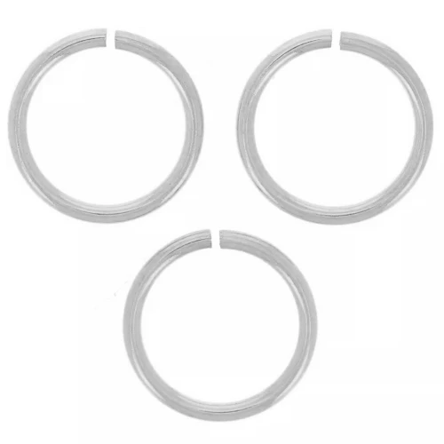Anelli aperti 8x0,8 mm - Acciaio inox 316L x10