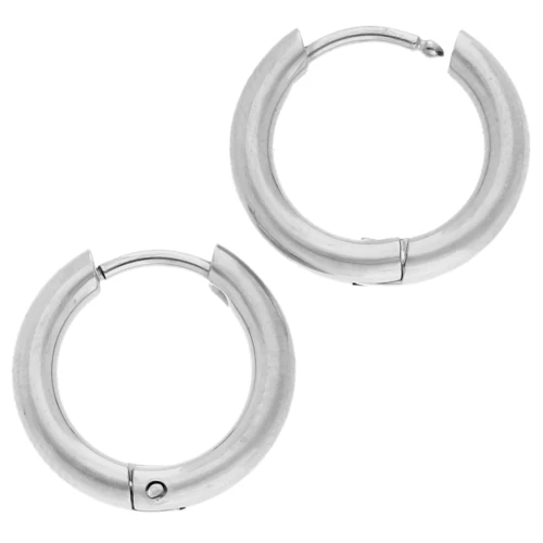 Cerchio rotondo da 15 mm - filo da 2,5 mm - acciaio inossidabile 316L x2