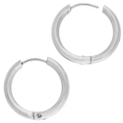 Rosette rotonde da 19 mm - filo da 2,5 mm - acciaio inox 316L x2