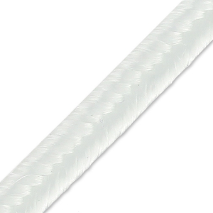 Soutache di viscosa rigida di produzione francese 3,5 mm Bianco x4,8 m