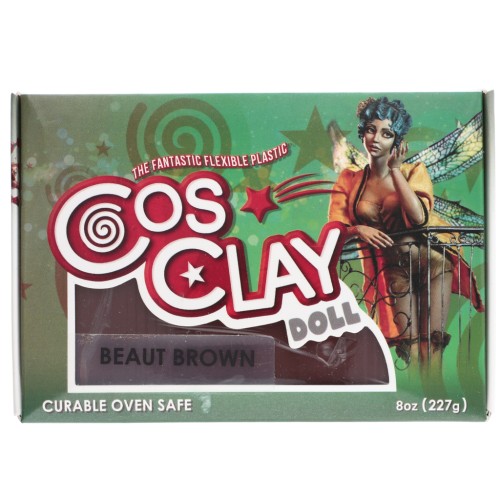 Argilla polimerica Cosclay Doll - Beaut Brown x227g