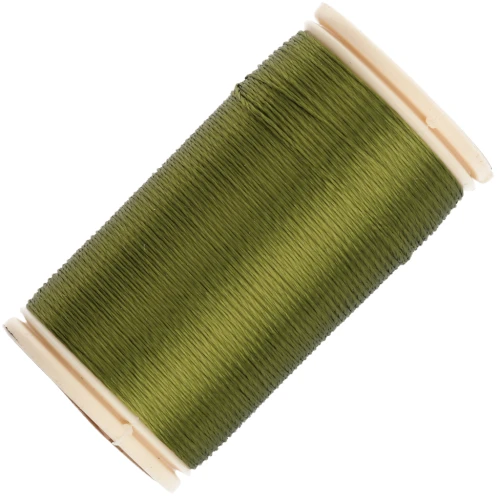 Filo da ricamo Au Chinois in rayon n. 40 - Verde oliva (7043) x 100 m