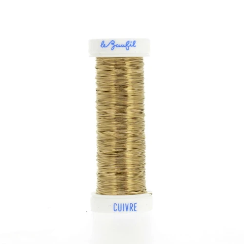 Filo metallico sottile 0,20 mm Lebaufil - Oro x20m