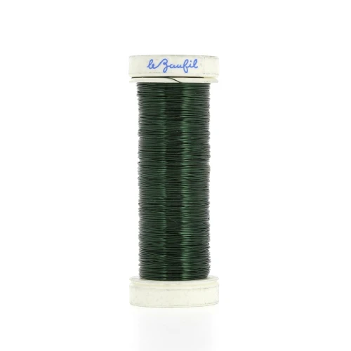 Filo metallico fine 0,20 mm Lebaufil - Verde x20m