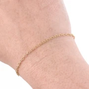 Catena Forçat ritorta 2,3 mm - Oro (oro laminato) x20cm