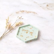 Stampo per sottobicchieri in silicone esagonale da 12x10,5 cm x1|raw }}