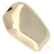 Perla irregolare 13x11 mm - Dorata con oro fino x1