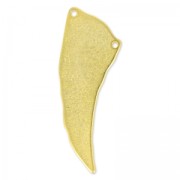 Separatore corne 2 fori mm.45 dorato satinato x1|raw }}