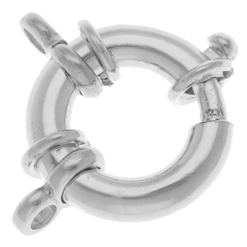 Chiusura a boa da 18 mm per bracciale o collana - Argento 925 x1