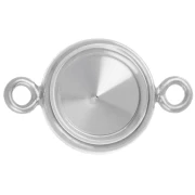 Set di distanziatori per cabochon PureCrystal 1122 8 mm - Argento 925 x1