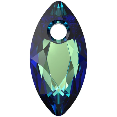 PureCrystal Ciondolo taglio marquise 6437 9x4,5 mm - Cristallo blu bermuda x1