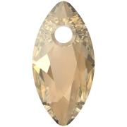 PureCrystal Ciondolo taglio marquise 6437 9x4,5 mm - Cristallo Golden Shadow x1