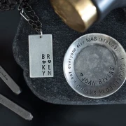 Punzoni ImpressArt Signature 3 mm per acciaio - Lettere piccole BROOKLYN x33