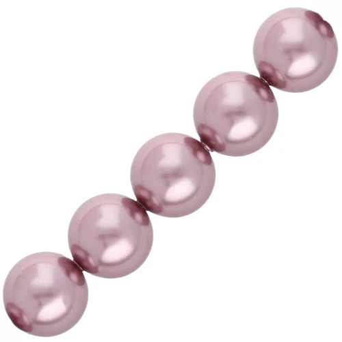 Perle PureCrystal 5810 5 mm - Perle di cristallo rosa vintage x15