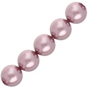 PureCrystal Pearl 5810 8 mm - Cristallo Vintage Rose Pearl x5