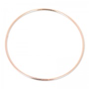 Braccialetto jonc 70 mm Dorato con oro fino rosa x1|raw }}